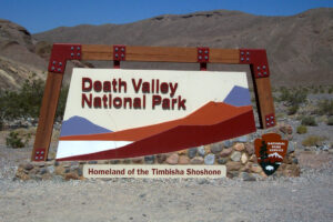 Death Valley National Park Sign